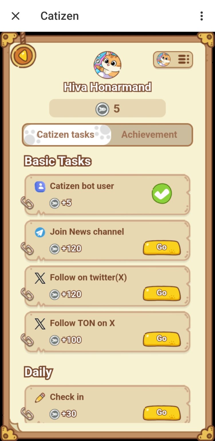 دریافت توکن Fish