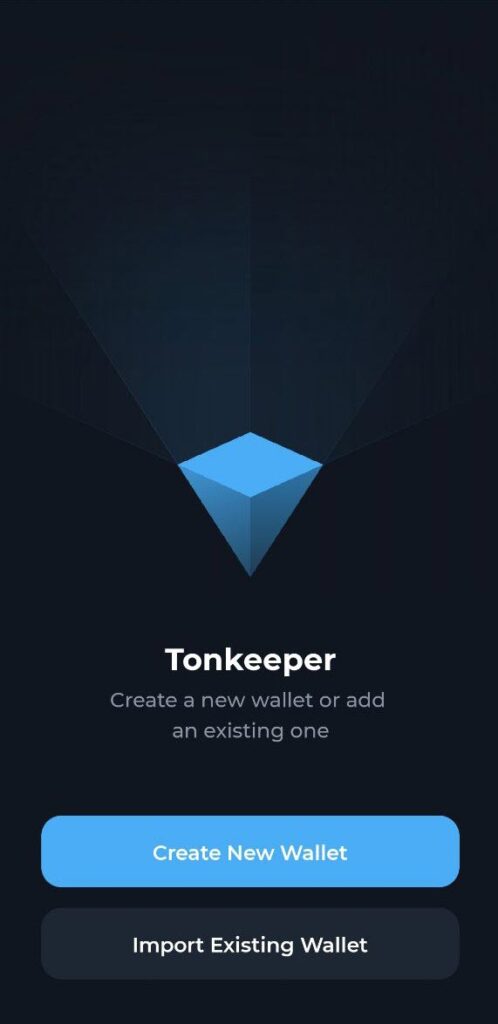 ایجاد کیف پول تون کیپر