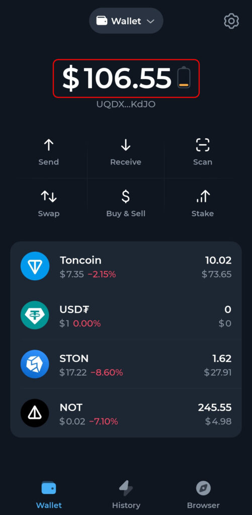 راهنمای استفاده از قابلیت باتری در تون کیپر