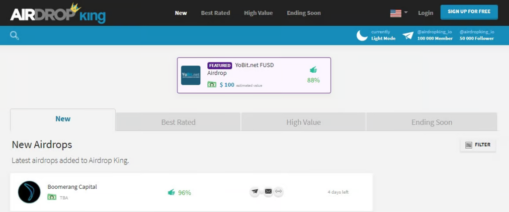 وبسایت AirDropBob