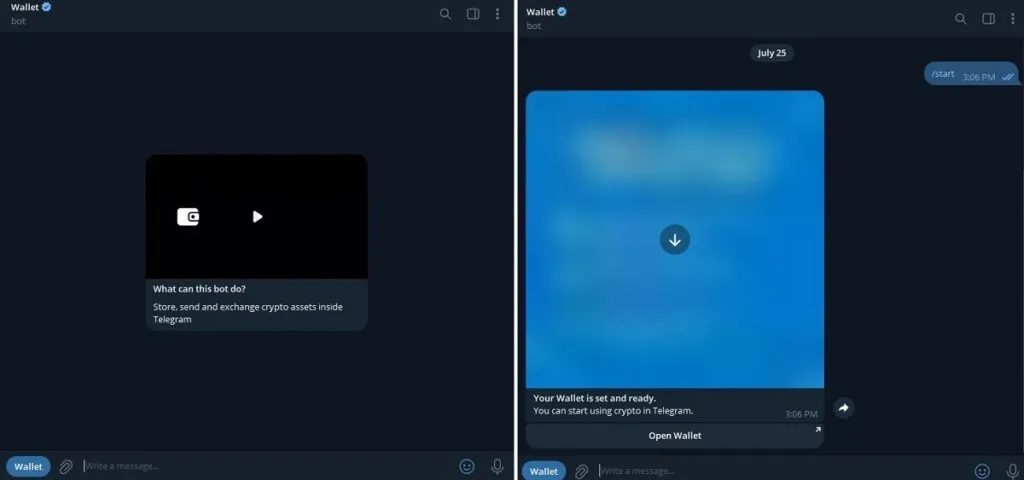 راهاندازی ربات Wallet@