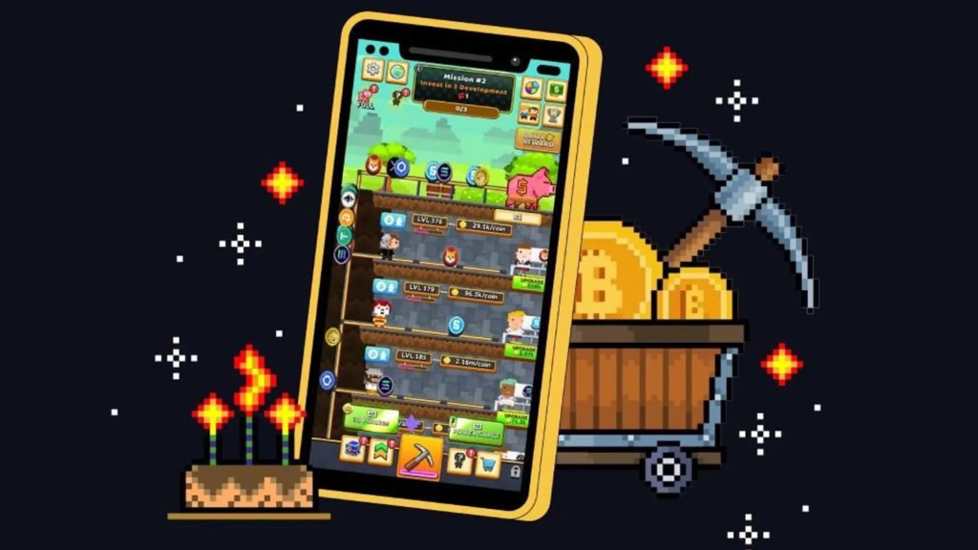 بازیهای دیجیتال با پاداش بیت کوین رایگان